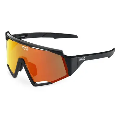 KOO Spectro Brille Schwarz Orange Linse