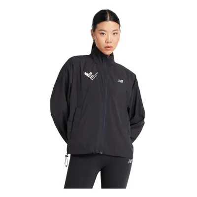 New Balance Athletics Valencia Marathon Jacke Schwarz Orange Damen, Größe S