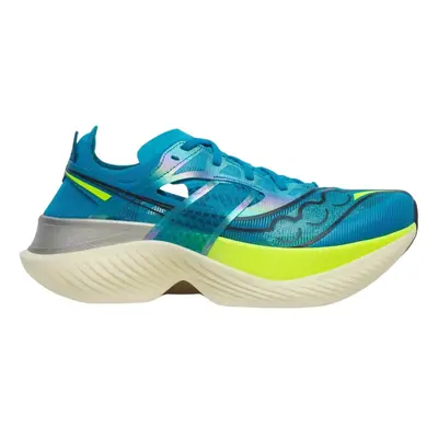 Saucony Endorphin Elite Blau Grün AW24 Schuhe, Größe 43 - EUR