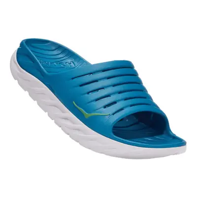 Hoka One One ORA Wiederherstellungsfolie 2 Blue White Man Flip Flops, Größe EU 45 1/3