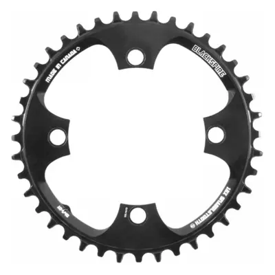 MTB Kranz 38D Snaggletooth 104BCD aus schwarzem Aluminium für 11/12 Gänge - Antifall-Technologie