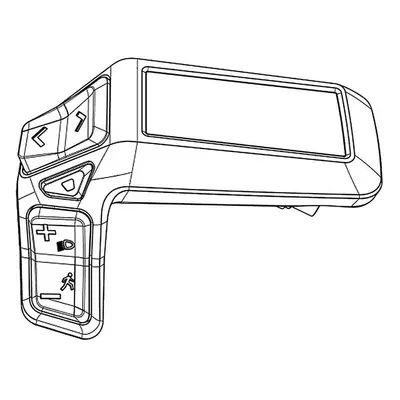 Purion 200 Display und Steuergerät für eBike (222mm, BRC3800) - Ergonomisches Design