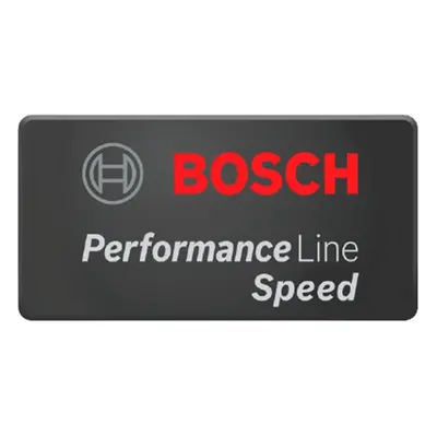 Schwarze rechteckige Abdeckung für eBike Performance CX Motor mit Logo
