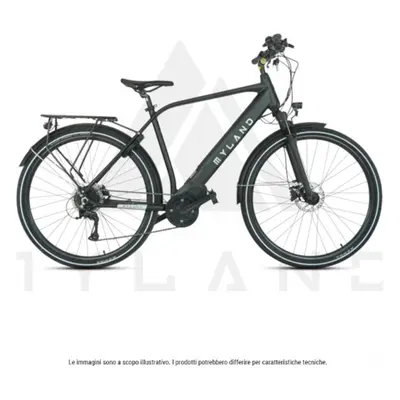E-Bike Briantea 28 E-TRK M Schwarz, Größe L, Shimano 8V, 28' Räder, OLI Sport 85Nm