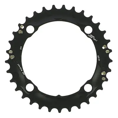 MTB Kranz 39T aus mattschwarzem Aluminium, 120mm BCD, BB30 kompatibel, 2x10