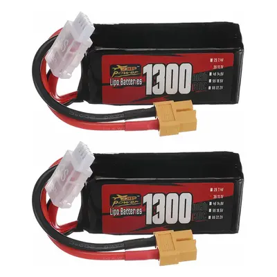 ZOP Power 3S 11,1V 1300mAh 60C 14,43Wh LiPo-Akku mit XT60-Stecker für RC-Drohne