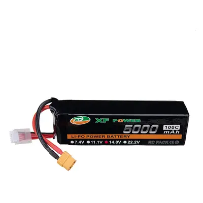 XF POWER 14.8V 5000mAh 100C 4S LiPo Akku mit XT60-Stecker für RC-Drohne