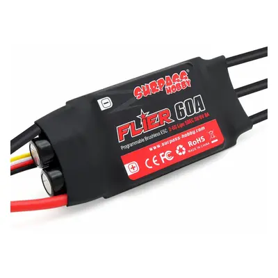 SURPASS-HOBBY FLIER Serie Neuer 32-Bit 60A Brushless ESC mit 5V/6V 8A SBEC 2-6S Unterstützung de