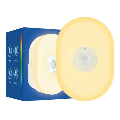 2-in-1 Tuya intelligente WiFi LED Nachtlicht mit PIR-Bewegungsmelder,EU/US/UK-Stecker,Wandleucht