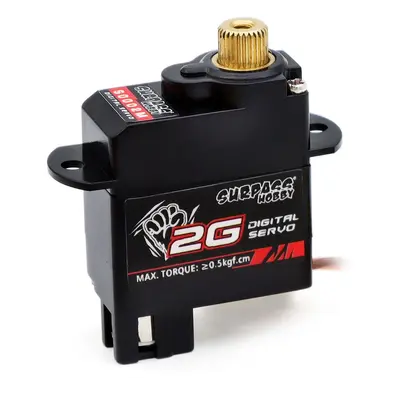 SURPASS-HOBBY S0002M 2G Metall-Digitalservo / S0002P 2G Kunststoff-Digitalservo für RC-Hubschrau