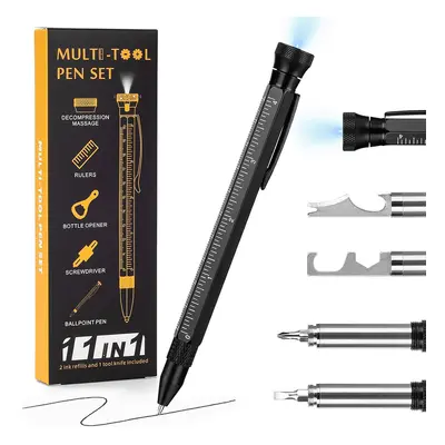 HMP P256 12-in-1-Multitool-Stift Schwarz