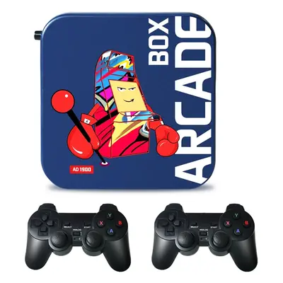 ARCADE BOX 256 GB Retro-Spielekonsole, Android TV-Box, über 50000 klassische Spiele, über 50 Emu