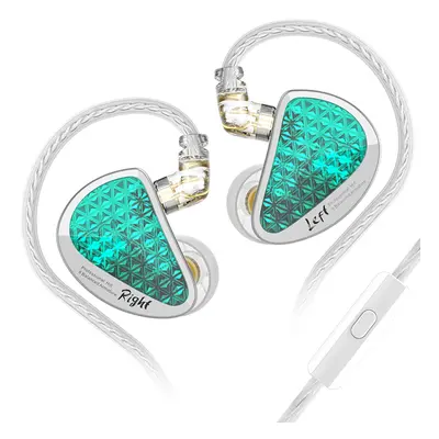 KZ AS16 Pro Kabelgebundener In-Ear-Kopfhörer für Sport mit Mikrofon – Cyan