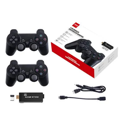 PS3000 32 GB 4K Retro Game Stick mit 2 vorinstallierten Wireless Gamepads 3000+ Spielen