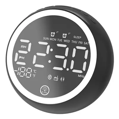 GREEN TIME X10 Bluetooth 5.0 Wecker-Lautsprecher Nachtlicht, LED-Anzeige, Computer-Audio, UKW-Ra