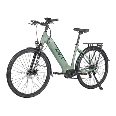 FM9 City Ebike 700C Reifen 25 km/h 36 V 15 Ah 250 W Mittelmotor grün