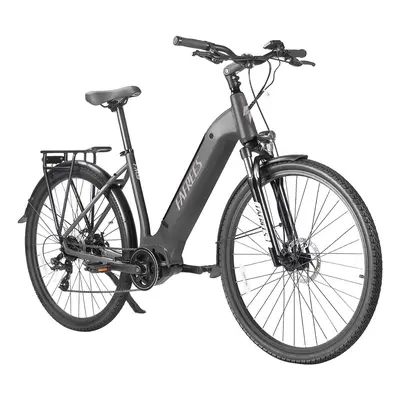 FM9 City Ebike 700C Reifen 25 km/h 36 V 15 Ah 250 W Mittelmotor Grau