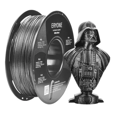 ERYONE Galaxy Sparkly Glitter PLA-Filament für 3D-Drucker, 1,75 mm, Toleranz 0,03 mm, 1 kg/Spule