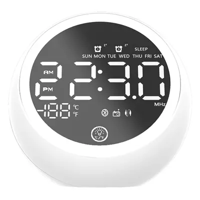 GREEN TIME X10 Bluetooth 5.0 Wecker-Lautsprecher Nachtlicht, LED-Anzeige, Computer-Audio, UKW-Ra