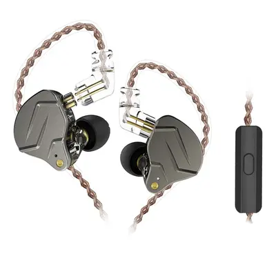 KZ ZSN Pro Wired Earphone Hybrid Technology In-Ear-HiFi-Bass-Ohrhörer mit Mikrofon – Grau