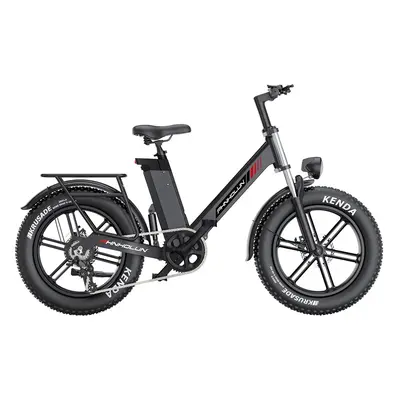 PHNHOLUN C6 Pro Elektrofahrrad 20 x 4,0 Zoll dicke Reifen, 1000-W-Motor, 60 km/h Höchstgeschwind