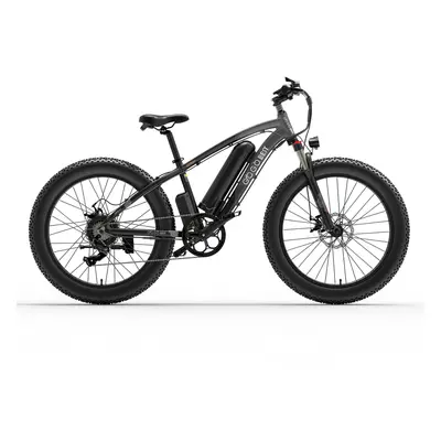 GOGOBEST GF600 Elektrofahrrad 26x4,0 Zoll 13Ah 1000W Schwarz Grau