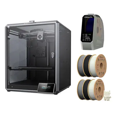 Creality K1 Max 3D-Drucker Space Pi Trockner 6kg Creality Hyper-PLA - 2kg Schwarz 2kg Weiß 2kg G