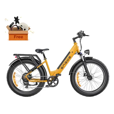 ENGWE E26 Elektrofahrrad Step-Thru 48V 16AH 250W Motor 25km/h Gelb