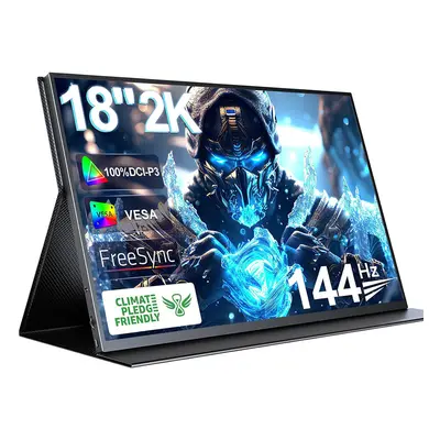 UPERFECT K118 18 Zoll 144Hz Tragbarer Gaming-Monitor EU-Stecker