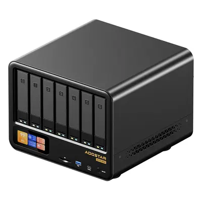 AOOSTAR WTR MAX 11 Bays NAS Mini-PC 8845HS 32GB 1TB UK-Stecker
