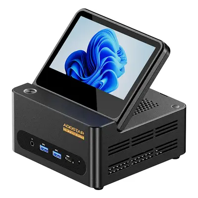 AOOSTAR G-FLIP Mini-PC AMD AI9 HX370 32 GB 1 TB UK-Stecker