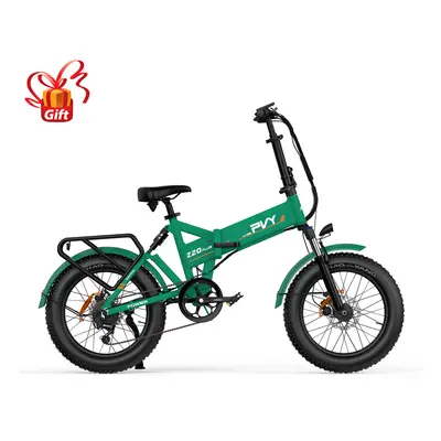 PVY Z20 Plus E-Bike 20 Zoll Reifen 48V 1000W 16,5Ah 50km/h Geschwindigkeit Grün