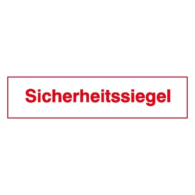 Sicherheitssiegel »Text: Sicherheitssiegel«