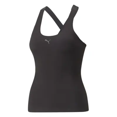 Sport Tank Top mit Logoprint, Schwarz XL