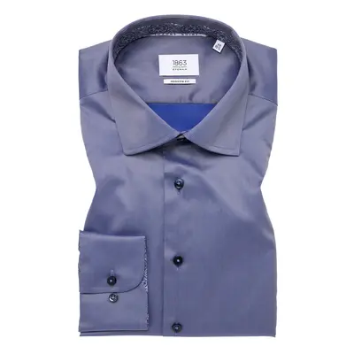 MODERN FIT Luxury Shirt in graphit unifarben