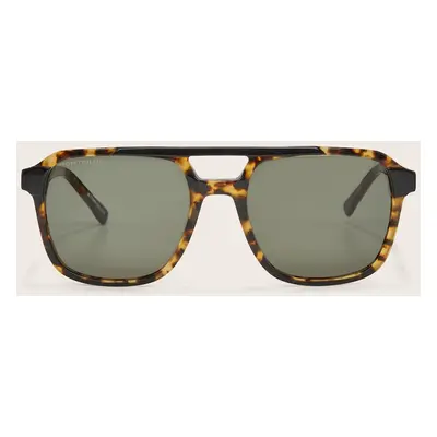 TOM TAILOR Herren Piloten-Sonnenbrille, braun, Animalprint