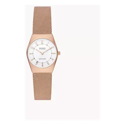 Skagen Uhr Grenen Lille Solarwerk Milanaise Edelstahl roségoldfarben