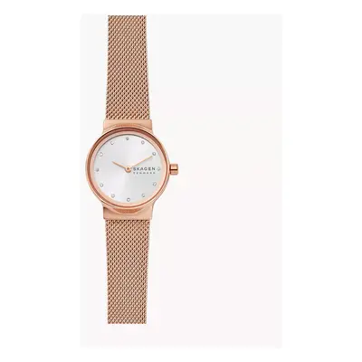 Skagen Uhr Freja Lille Milanaise Edelstahl roségoldfarben