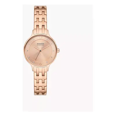 Skagen Uhr Anita Lille 3-Zeiger-Werk Edelstahl roségoldfarben