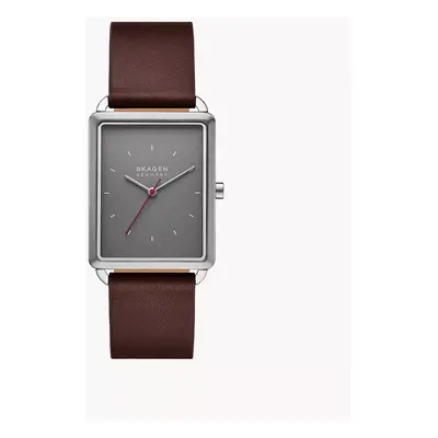 Skagen Uhr Hagen 3-Zeiger-Werk Leder braun