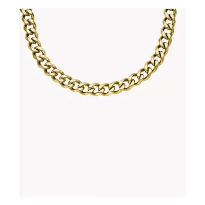 Fossil Kette Ellis Core Chains Edelstahl goldfarben - Goldfarben