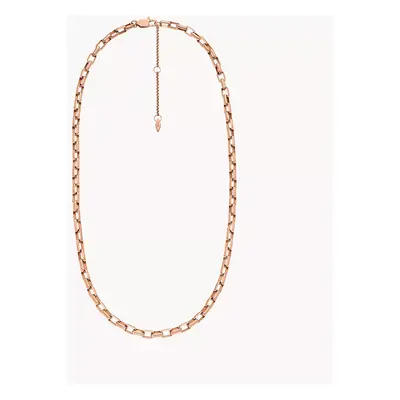 Fossil Outlet Kette Archival Core Essentials Edelstahl roségoldfarben - Roségoldfarben