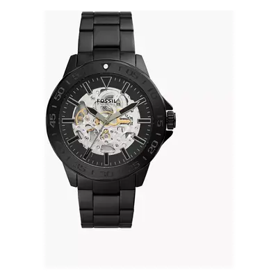 Fossil Outlet Uhr Bannon Automatikwerk Edelstahl schwarz