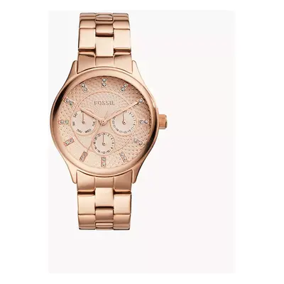 Fossil Outlet Damenuhr Modern Sophisticate Multifunktion Edelstahl Roségold