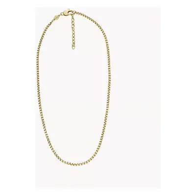 Fossil Kette Ellis Core Chains Edelstahl goldfarben - Goldfarben