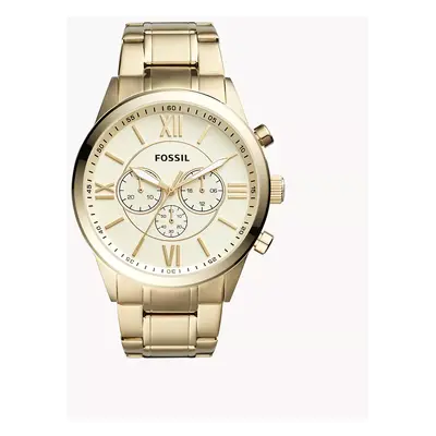 Fossil Outlet Herrenuhr Flynn Chronograph Edelstahl Gold