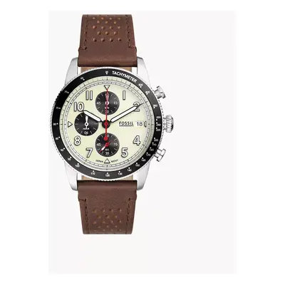 Fossil Uhr Chronograph Sport Tourer Leder braun