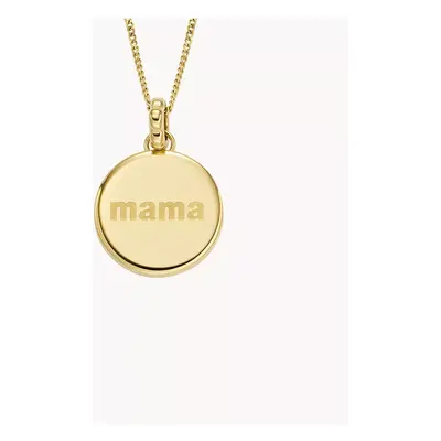 Fossil Outlet Kette Mothers Day Anhänger Locket Edelstahl goldfarben - Goldfarben