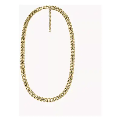 Fossil Outlet Kette Core Chains Edelstahl goldfarben - Goldfarben