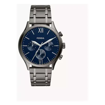 Fossil Outlet Herrenuhr Fenmore Multifunktion Edelstahl Grau